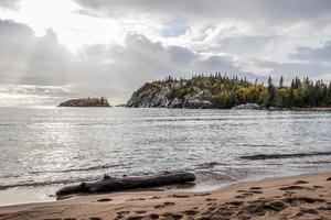 le plage à pukaskwa nationale parc, marathon, ontario, Canada photo