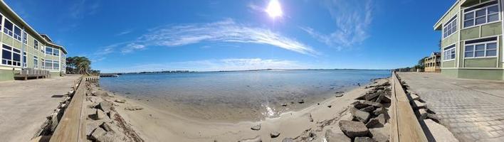 plage côte paysage bleu ciel photo