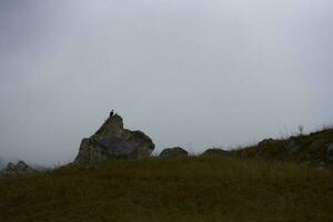 Roche paysage temps conditions l'automne grand des pierres Voyage photo