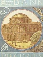 image de le bâtiment de le banque de Pologne de 1828 dans Varsovie photo