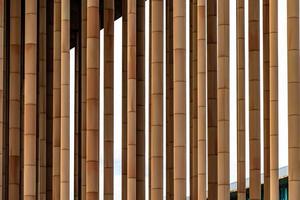 original bambou bâtiment Contexte dans Saragosse, Espagne photo
