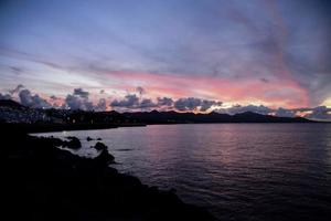 vue panoramique sur l'océan photo