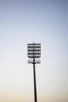 criquet stade inonder lumières poteaux à Delhi, Inde, criquet stade lumières photo