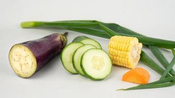 ensemble de Frais légume pour Contexte photo