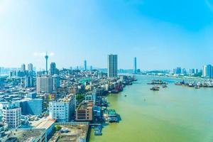 Paysage urbain de la ville de macao, Chine photo