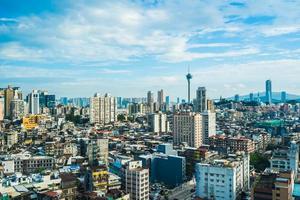 Paysage urbain de la ville de macao, Chine photo