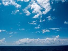 ciel avec des nuages photo