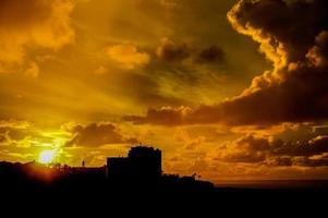 ciel avec des nuages photo