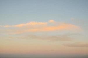 ciel avec des nuages photo