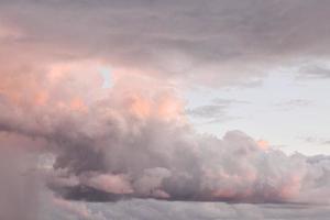 ciel avec des nuages photo