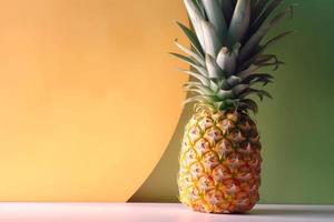 Frais ananas. produire ai photo