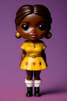 mignonne à collectionner femelle funko pop vinyle figure dans moderne et élégant Vêtements photo