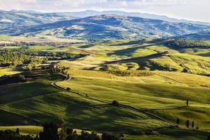 paysage toscane près de pienza photo