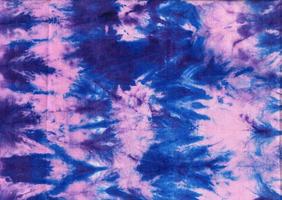 attacher colorant. en tissu hippie conception. batik.textile shiboritie colorant. en tissu hippie conception. indigo imprimer. coton en tissu abstrait texture psychédélique Contexte. photo