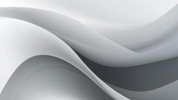 abstrait Contexte avec lisse lignes dans gris couleurs, 3d illustration photo