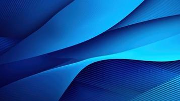 abstrait bleu Contexte avec lisse lignes et vagues, 3d illustration photo