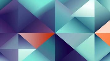 abstrait géométrique Contexte avec coloré Triangles photo