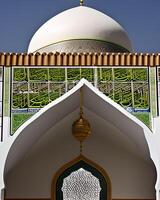 génial vues mosquée islamique généré ai photo