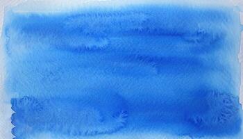 abstrait bleu Couleur aquarelle texture arrière-plan, ai photo