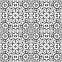 batik classique sans soudure fond d'écran mandala géométrique. élégant motif floral traditionnel photo