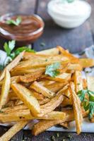 fait maison français frites photo