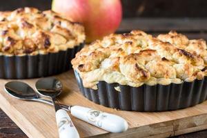 tarte aux pommes au four photo