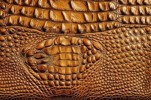 crocodile cuir animal peau texture Contexte illustration avec génératif ai photo