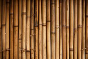 bambou en bois texture Naturel illustration Contexte avec génératif ai photo
