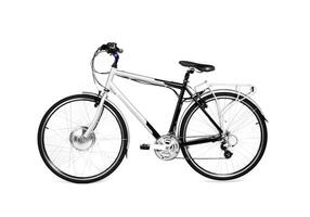bicyclette isolé sur blanc photo