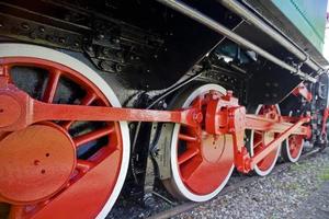 magnifique vieux détruit historique chemin de fer permanent dans le musée photo