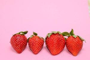 Contexte avec des fraises photo
