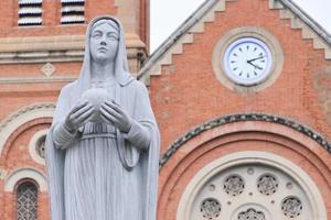 ho chi minh ville, vietnam - déc 11, 2016-saïgon notre dame Basilique est le central romain catholique cathédrale dans ho chi minh ville, terminé dans 1880. photo