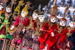 traditionnel myanmar fantoche photo