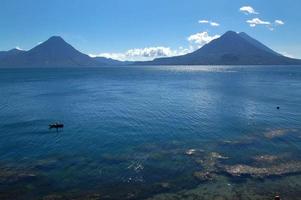 vue panoramique sur le lac photo