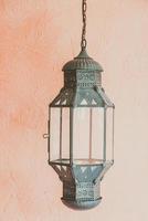 conception de décoration de lanterne arabe photo