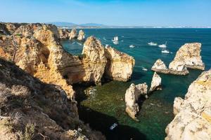 côte de l'algarve au portugal photo