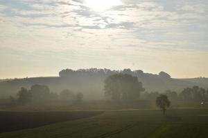 pluie sur rural paysage photo