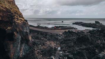 drone vue de Ponta da costa dans sao miguel, le Açores photo