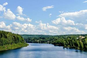 vue panoramique sur la rivière photo