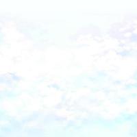 mignonne pastel bleu ciel avec des nuages main tiré Contexte photo