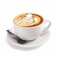 cappuccino tasse isolé. illustration ai génératif photo