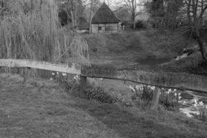 le petit ville de vreden dans westphalie photo