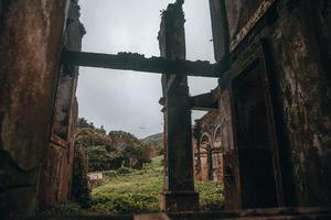 abandonné église, igreja de sao mateus dans faial, le Açores photo