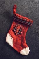 chaussette de noël pour les cadeaux photo