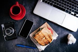 sandwich dans Bureau photo