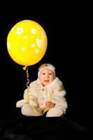 bébé et ballon photo