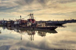 navires dans hdr photo