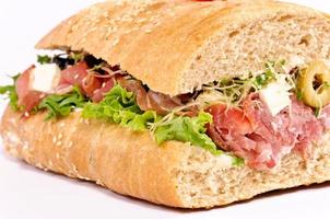 sandwich gros plan photo