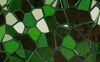 coloré abstrait Contexte avec foncé vert et blanc surface, coloré verre modèle. 3d rendre illustration. photo