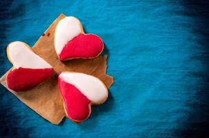 biscuits en forme de coeur photo